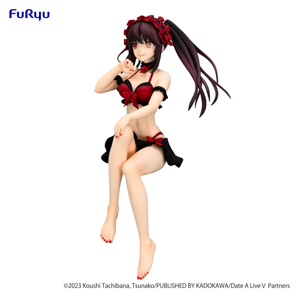 Date A Live Noodle Stopper PVC Statue Kurumi Tokisaki Swimsuit Ver. 15cm
